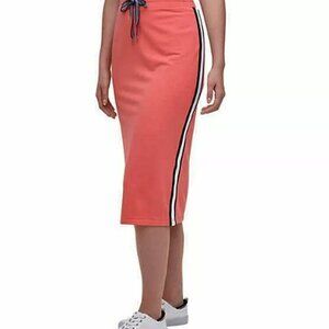 NEW Tommy Hilfiger Women's Midi Skirt Coralie (Coral) Small